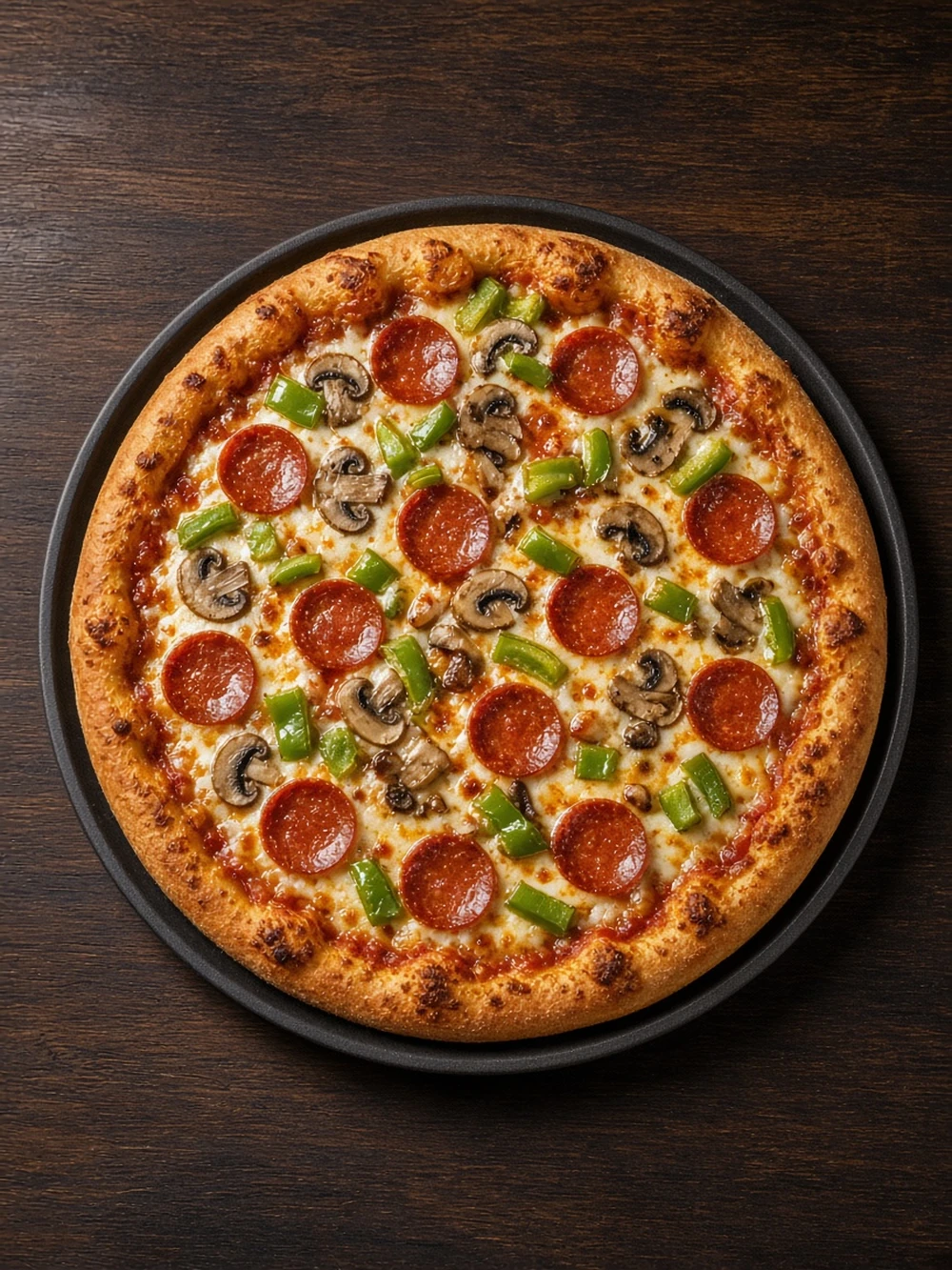 Whole three-topping pizza